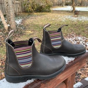 Blundstone Stout Brown / Stripes BL 1409 Original 500, US W 10, US M 8, AU 7.5